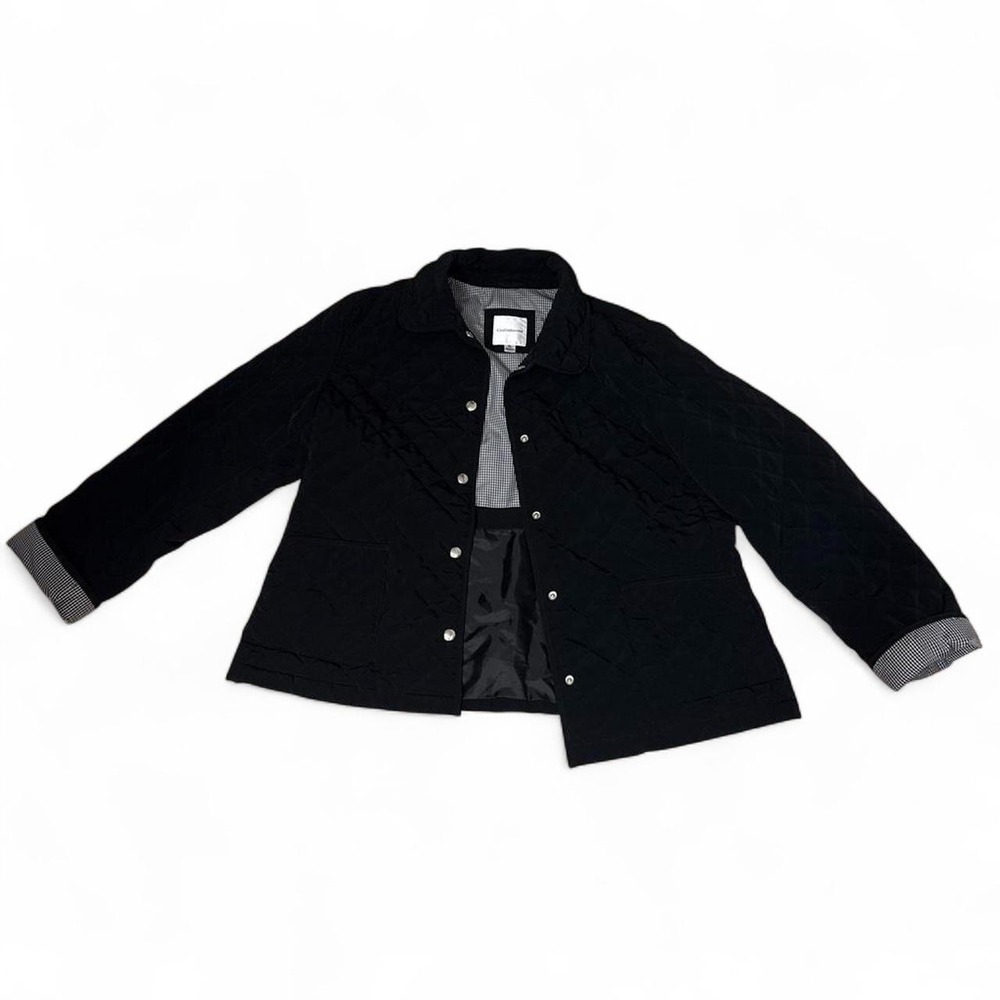 Croft & Barrow black quilted jacket